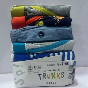 George 5in1 Cotton Rich Boys Trunks