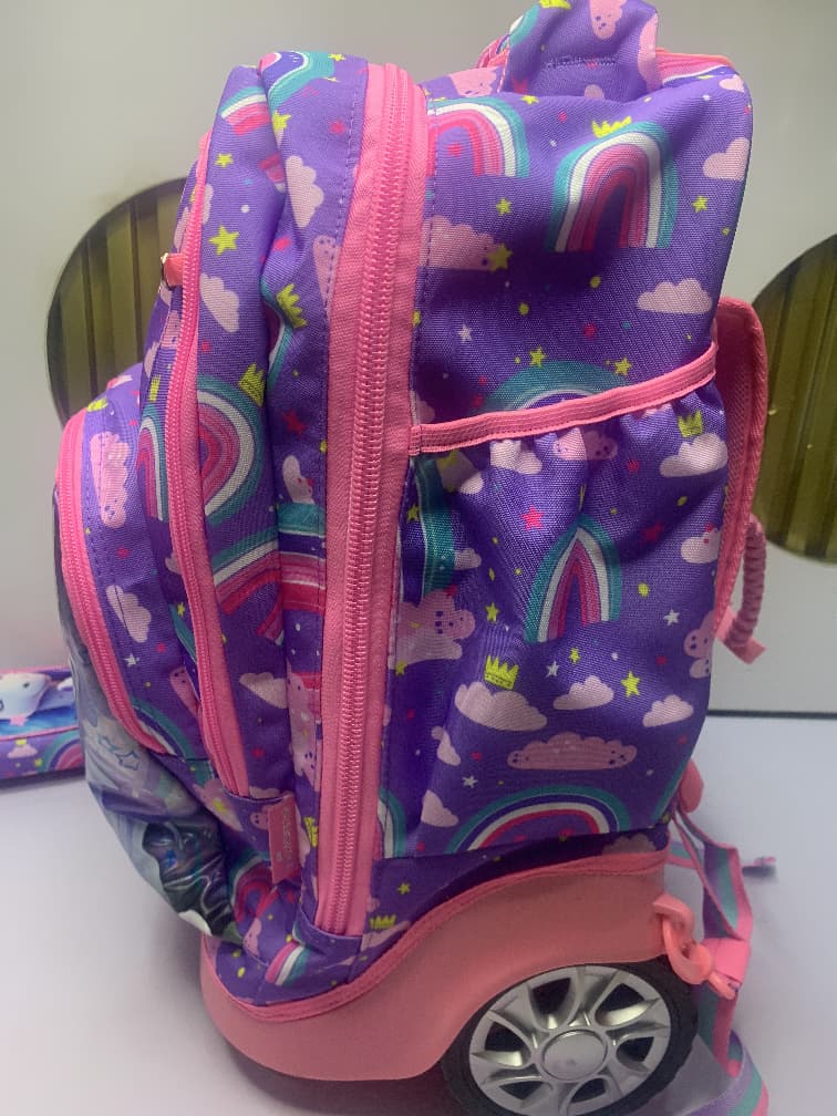 Magical Unicorn Trolley School Bag Set - Image 2