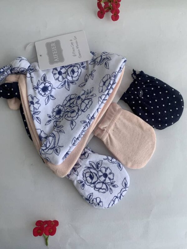 AIFEIER 6-Piece Cap & Scratch Mitten - Image 4