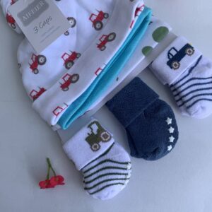 AIFEIER 6-Piece Cap & Socks