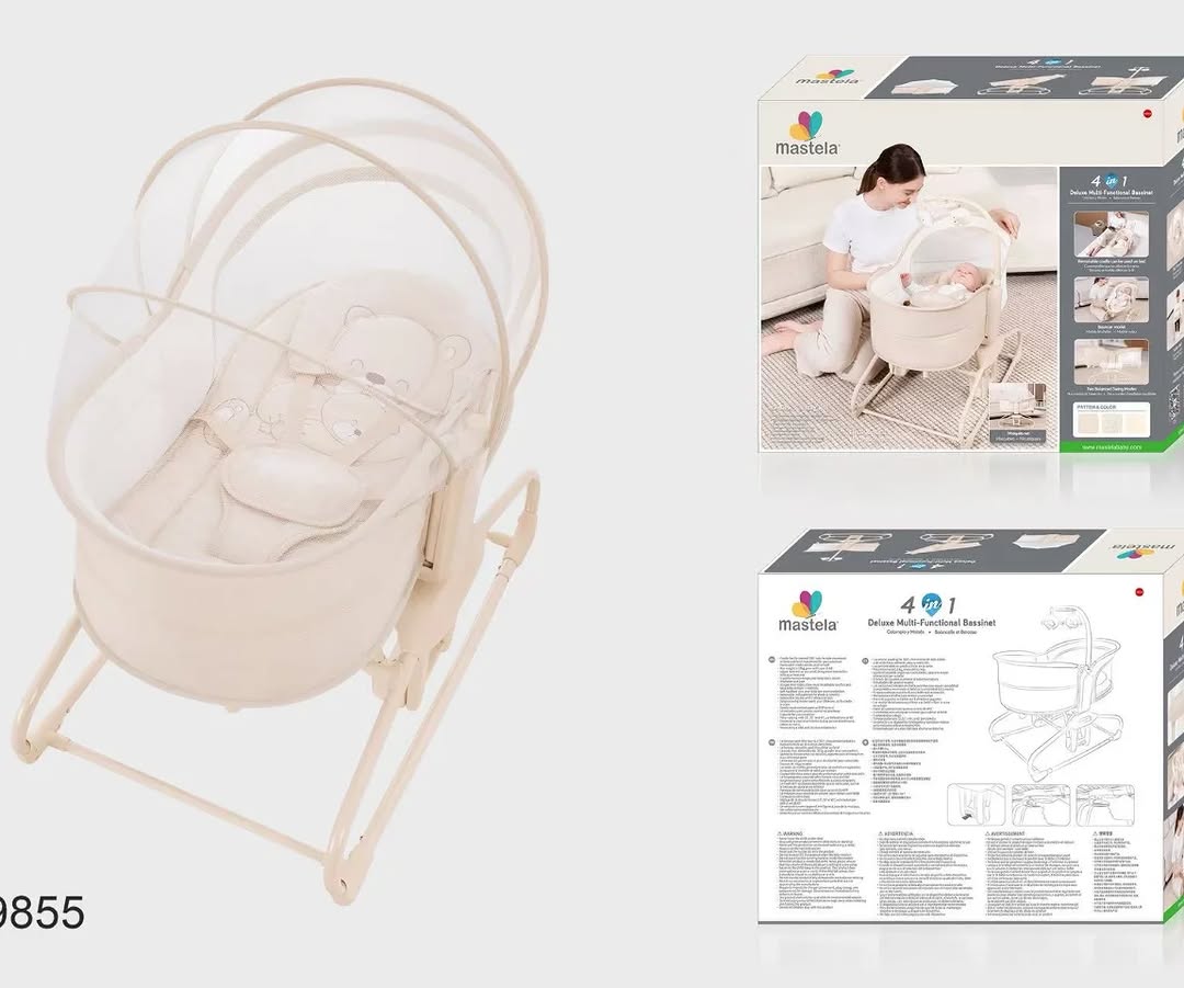 Mastela 4-in-1 D£luxe Multi-Functional Bassinet - Image 2